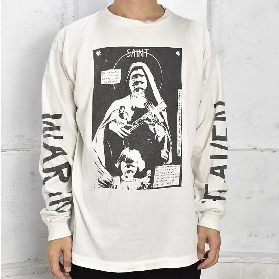 SAINT MICHAEL セントマイケル 21AW 日本製 LS TEE_W.I.H ロング