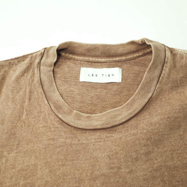 LES TIEN レスティエン アメリカ製 WASH CLASSIC POCKET TEE ウォッシュ加工クラシックポケットTシャツ L ブラウン 半袖 トップス mc68166 |  | 03