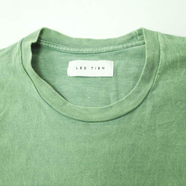LES TIEN レスティエン アメリカ製 WASH CLASSIC POCKET TEE ウォッシュ加工クラシックポケットTシャツ L ALOE STONE グリーン mc68167 |  | 03