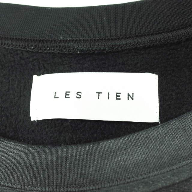 LES TIEN x B’2nd レスティエン ビーセカンド 別注 アメリカ製 グラデーションクルースウェット L ブラック プルオーバー mc68168 |  | 02