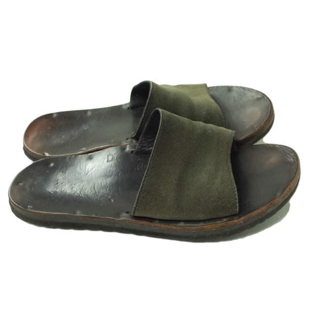 JUTTA NEUMANN x doo-bop ユッタニューマン ドゥーバップ 別注 SIMONE シモーネ ヌバックレザーサンダル D7(25cm) ダークグリーン mc68175 |  | 02