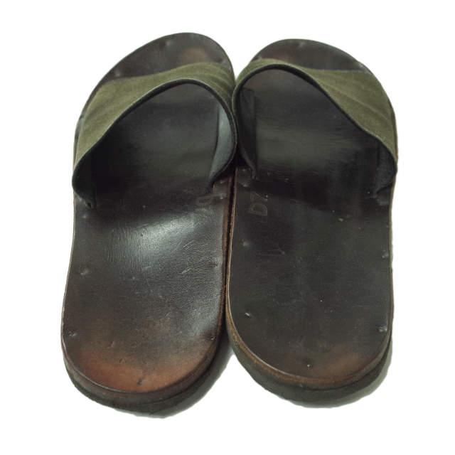 JUTTA NEUMANN x doo-bop ユッタニューマン ドゥーバップ 別注 SIMONE シモーネ ヌバックレザーサンダル D7(25cm) ダークグリーン mc68175 |  | 03