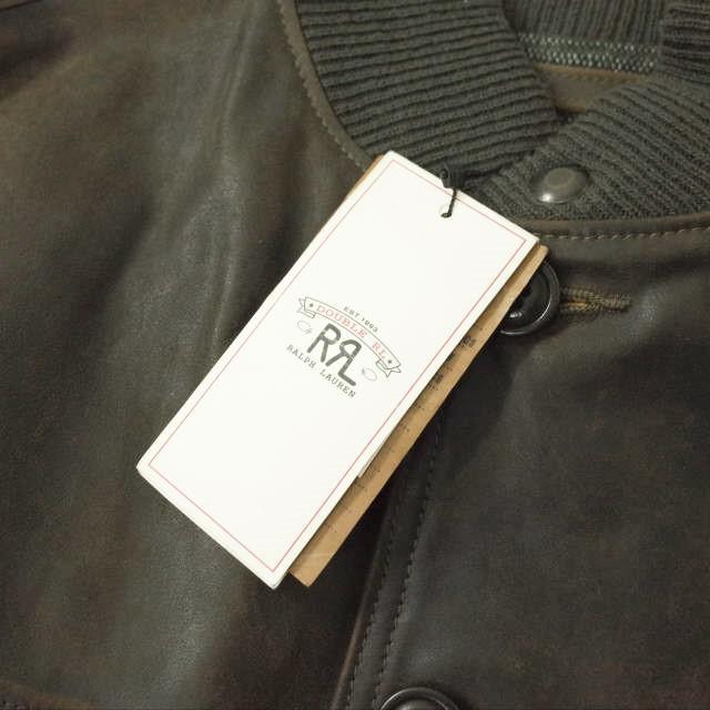 新品 RRL ダブルアールエル Leather Car Coat レザーカーコート XS ダークブラウン カウハイド レザージャケット Double RL mc68220 |  | 02