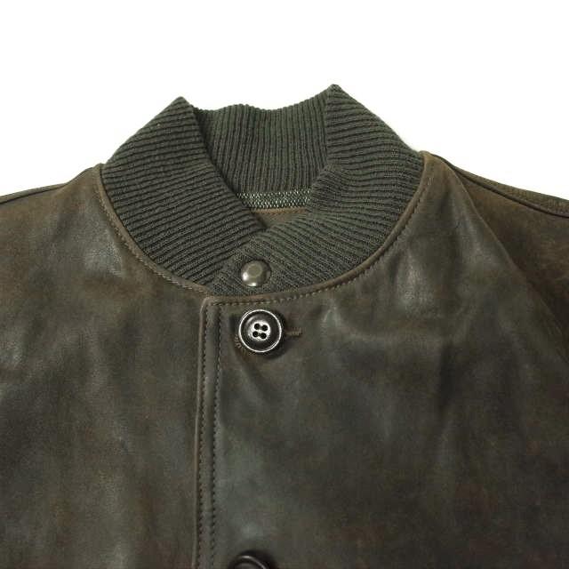 新品 RRL ダブルアールエル Leather Car Coat レザーカーコート XS ダークブラウン カウハイド レザージャケット Double RL mc68220 |  | 03