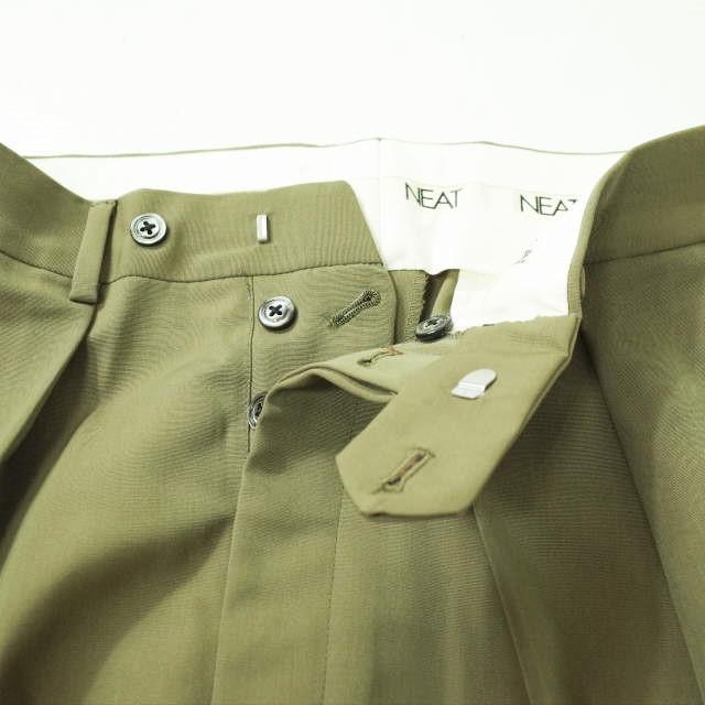 NEAT ニート 21SS 日本製 MAX CANVAS WIDE TAPERED 2タック NEAT ニート 21SS 日本製 MAX CANVAS WIDE TAPERED 2タック