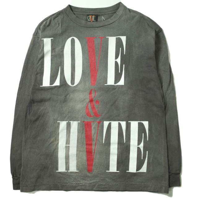 SAINT MICHAEL x VLONE セントマイケル ヴィーロン 22SS LS TEE ロングスリーブTシャツ SM-S22-0000-068 L BLACK SAINT Mxxxxxx mc68265 | 