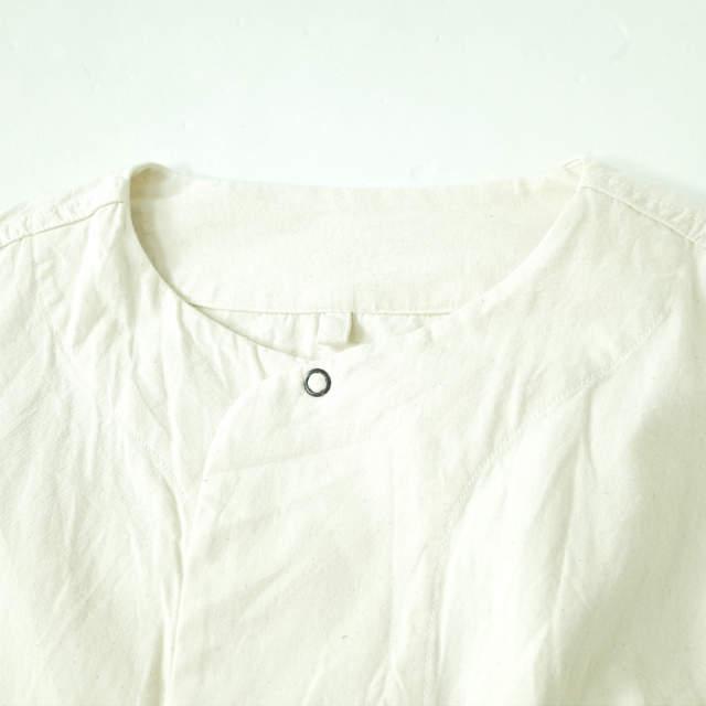 HINSON x FREAK'S STORE ヒンソン 22SS 別注 ドットボタンノーカラー