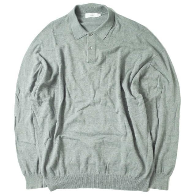 Graphpaper グラフペーパー 21SS Suvin Oversized L/S Polo オーバー