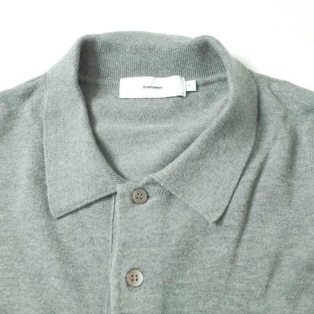 Graphpaper グラフペーパー 21SS Suvin Oversized L/S Polo Graphpaper グラフペーパー 21SS Suvin Oversized L/S Polo