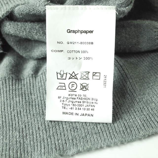 Graphpaper グラフペーパー 21SS Suvin Oversized L/S Polo Graphpaper グラフペーパー 21SS Suvin Oversized L/S Polo