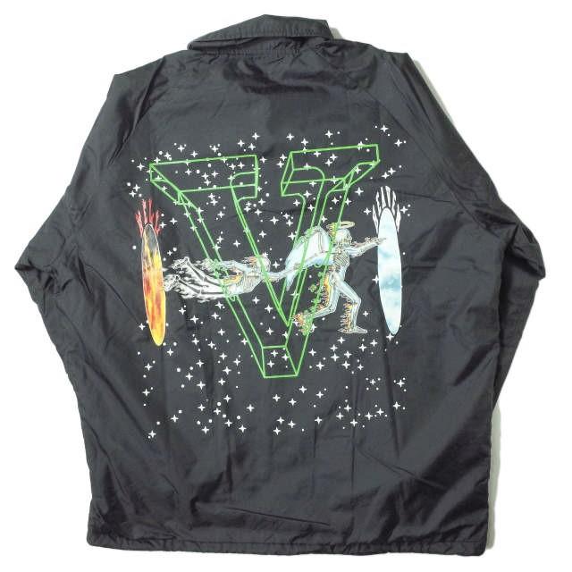 新品 SAINT MICHAEL x VLONE セントマイケル 22AW SKULL COACH JACKET コーチジャケット SM-A22-0000-082 L BLACK SAINT Mxxxxxx mc68336 |  | 01