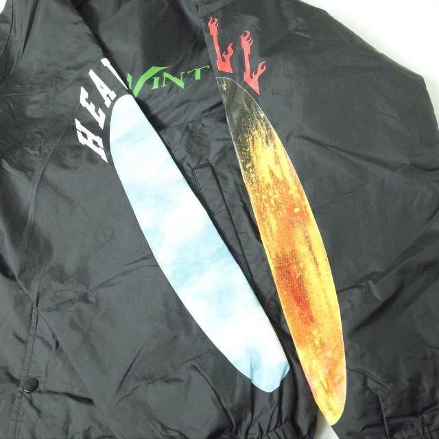 新品 SAINT MICHAEL x VLONE セントマイケル 22AW SKULL COACH JACKET コーチジャケット SM-A22-0000-082 L BLACK SAINT Mxxxxxx mc68336 |  | 03