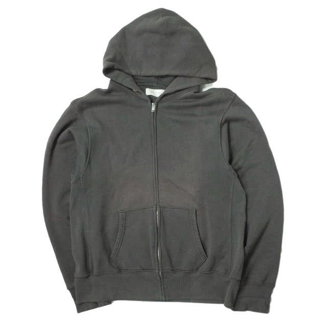 LES TIEN レスティエン アメリカ製 Crop Zip Hoodie スウェットジップパーカー L Vintage Black トップス mc68406 | 