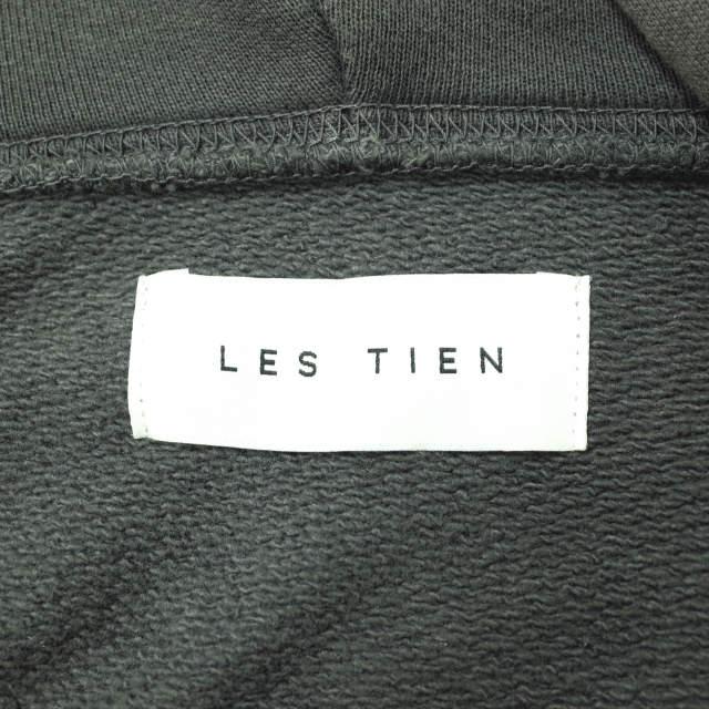 LES TIEN レスティエン アメリカ製 Crop Zip Hoodie スウェットジップパーカー L Vintage Black トップス mc68406 |  | 02