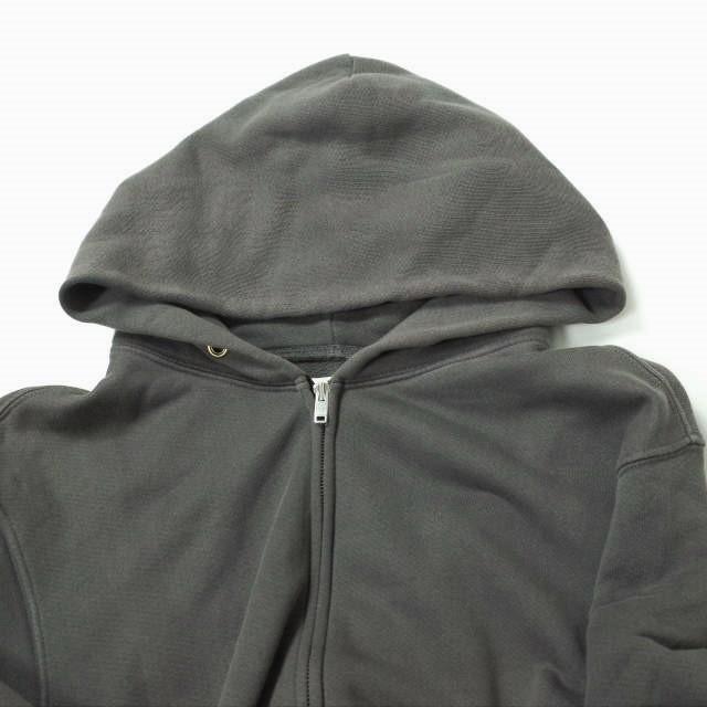 LES TIEN レスティエン アメリカ製 Crop Zip Hoodie スウェットジップパーカー L Vintage Black トップス mc68406 |  | 03