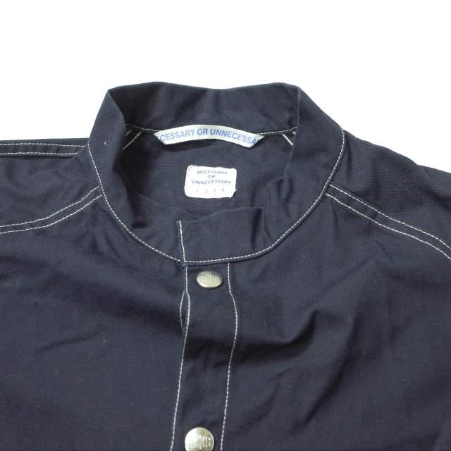 Necessary or unnecessary ネセサリーオアアンネセサリー STAND COLLAR WORK JACKET スタンドカラーワークジャケット 3 NAVY NOUN mc68426 |  | 03