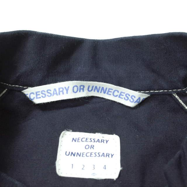 Necessary or unnecessary ネセサリーオアアンネセサリー STAND COLLAR WORK JACKET スタンドカラーワークジャケット 3 NAVY NOUN mc68426 |  | 06
