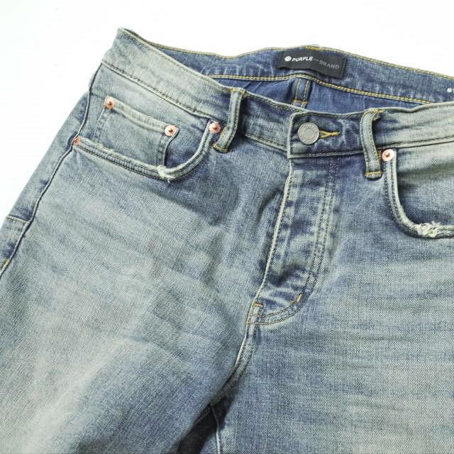 PURPLE BRAND パープルブランド P001 Skinny jeans ダメージ加工 PURPLE BRAND パープルブランド P001 Skinny jeans ダメージ加工