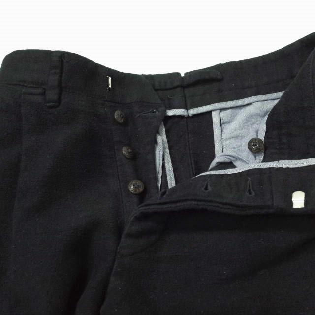 THE GIGI ザ・ジジ TONGA コットンモールスキン1プリーツスラックス