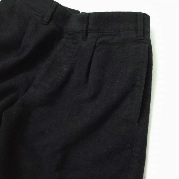 THE GIGI ザ・ジジ TONGA コットンモールスキン1プリーツスラックス