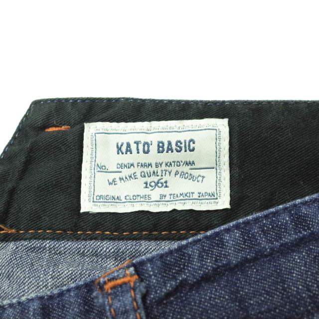 KATO カトー 日本製 シンチバックデニムショーツ BP410091-131001 S インディゴ BASIC ショートパンツ ボタンフライ 尾錠 ボトムス mc68491 |  | 06
