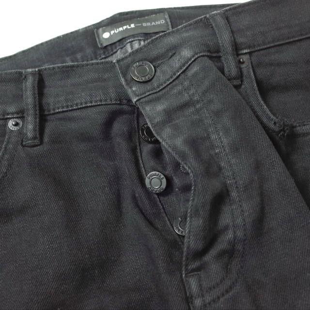 確実正規品 PURPLE BRAND P001 ペイント加工スキニーデニム 32 パンツ 