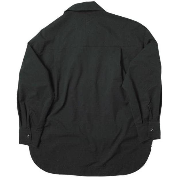 SUPERTHANKS スーパーサンクス 21SS BIC POCKET BIC SHIRT ビッグポケットビッグシルエットシャツ ST211SH001 M ブラック 長袖 BIG mc68512 |  | 01