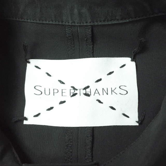 SUPERTHANKS スーパーサンクス 21SS BIC POCKET BIC SHIRT ビッグポケットビッグシルエットシャツ ST211SH001 M ブラック 長袖 BIG mc68512 |  | 02