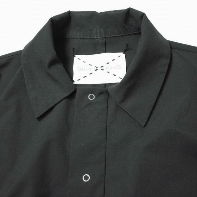 SUPERTHANKS スーパーサンクス 21SS BIC POCKET BIC SHIRT ビッグポケットビッグシルエットシャツ ST211SH001 M ブラック 長袖 BIG mc68512 |  | 03