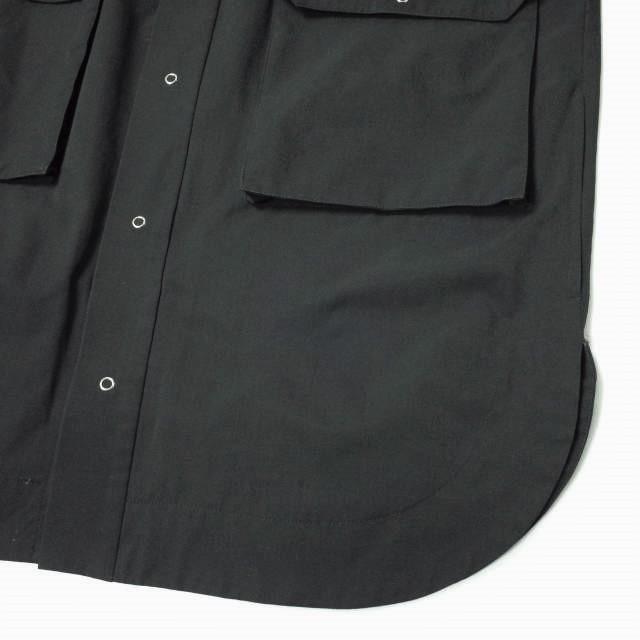 SUPERTHANKS スーパーサンクス 21SS BIC POCKET BIC SHIRT ビッグポケットビッグシルエットシャツ ST211SH001 M ブラック 長袖 BIG mc68512 |  | 04