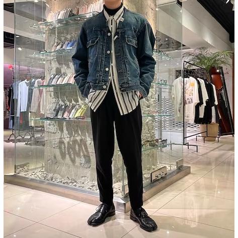 新品 MAISON MIHARA YASUHIRO x ROYAL FLASH 23SS NO COLLAR DENIM