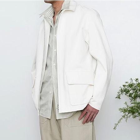 HEUGN ユーゲン 22SS 日本製 HUNT キャンバス ハンティングジャケット COAT 026 3 WHITE ジップアップブルゾン アウター mc68548 |  | 07