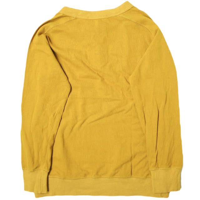 Upscape Audience 日本製 Basque10オンス(バスク天竺) フリーダムスリーブ1ボタンヘンリー9/S Tee MADE IN JAPAN AUD6045 M マスタード |  | 01