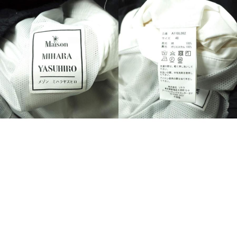 MAISON MIHARA YASUHIRO メゾン ミハラヤスヒロ 23AW Color Blocked Sports Jacket カラーブロックスポーツジャケット A11BL062 48 Black オーバーサイズ アウター【中古】【MAISON MIHARA YASUHIRO】 MAISON MIHARA YASUHIRO メゾン ミハラヤスヒロ 23AW Color Blocked
