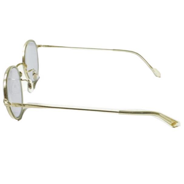 EYEVAN アイヴァン 日本製 FERREN ラウンドメタルサングラス G/LLT