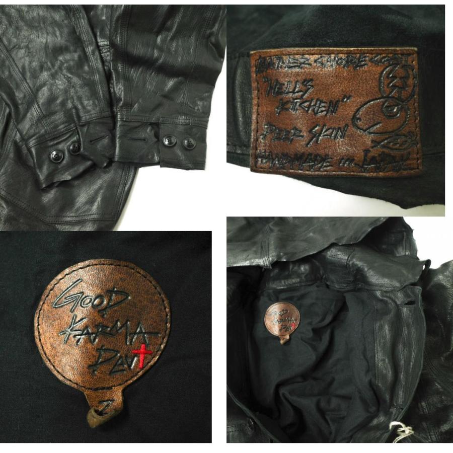 新品 GOODKARMA DEVELOPMENT グッドカルマ Leather Chore Coat HELL'S