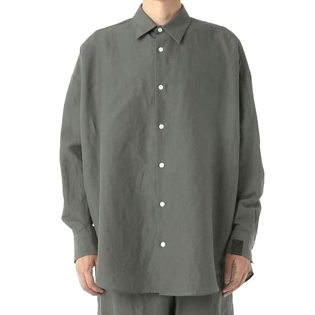 新品 N.HOOLYWOOD エヌハリウッド コンパイルライン 25SS SHIRT ウールリネン ビッグシルエットシャツ 2251-SH07-001 40 GRAY 定価36,300円 |  | 02