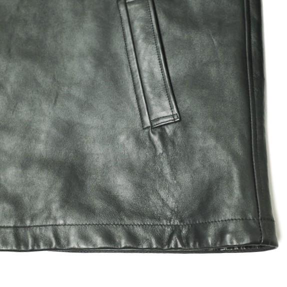 schott x BEAUTY＆YOUTH ショット ビューティーアンドユース 24AW 別注 CAR COAT ラムレザーカーコート 782-4250018 XL Black ジャケット