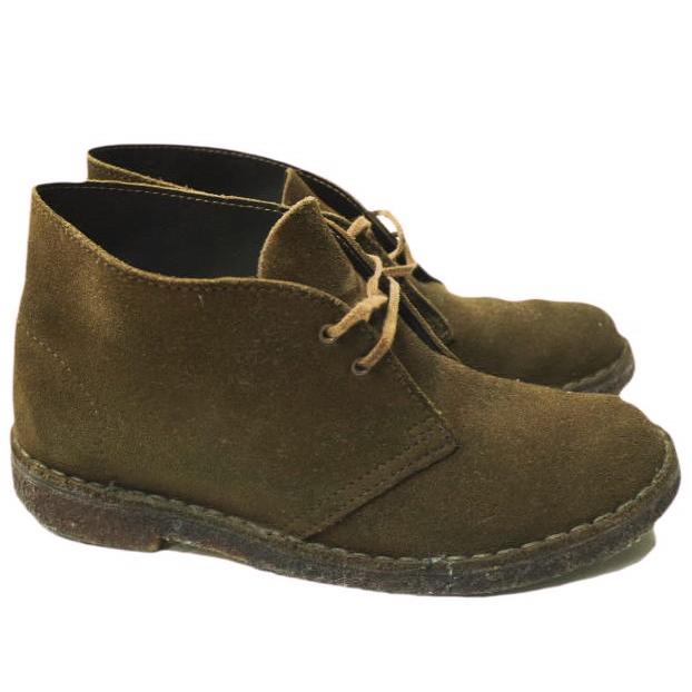 Clarks クラークス イギリス製 SUEDE DESERT BOOTS スエードデザートブーツ UK6(24.5cm) Brown クレープソール チャッカ MADE IN ENGLAND |  | 02