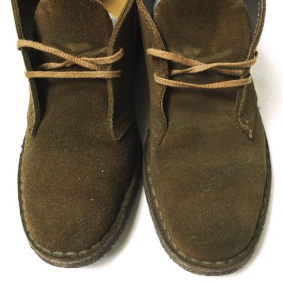 Clarks クラークス イギリス製 SUEDE DESERT BOOTS スエードデザートブーツ UK6(24.5cm) Brown クレープソール チャッカ MADE IN ENGLAND |  | 04