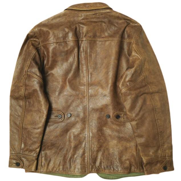 専用！新品RRL タグ付き！レザーカーコート レザー カー コート（ブルゾン）｜RRL（ダブル アール エル）の