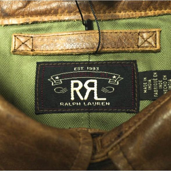 新品 RRL ダブルアールエル BRADLEY LEATHER CAR COAT レザー