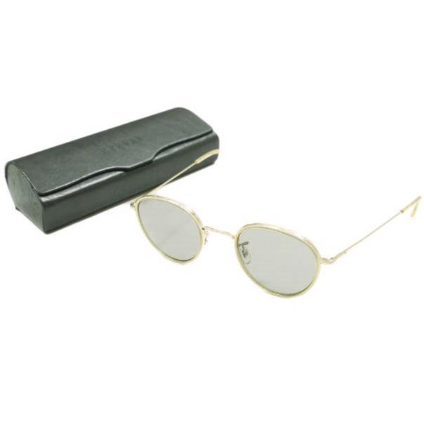 EYEVAN アイヴァン 日本製 MAZE G/LLT ボストンサングラス Gold/Navy 49□23-145 眼鏡 メガネ mc68687 | 