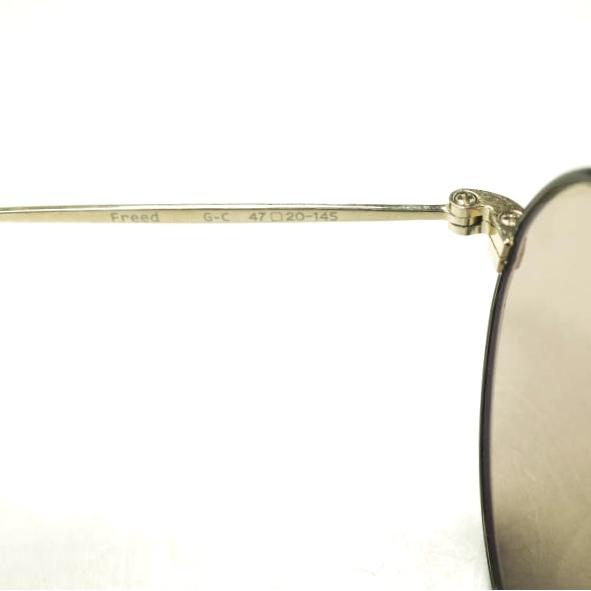 EYEVAN アイヴァン 日本製 FREED G-C フリード ボストンサングラス Gold/Black/Light Brown 47□20-145 眼鏡 メガネ mc68689 |  | 08
