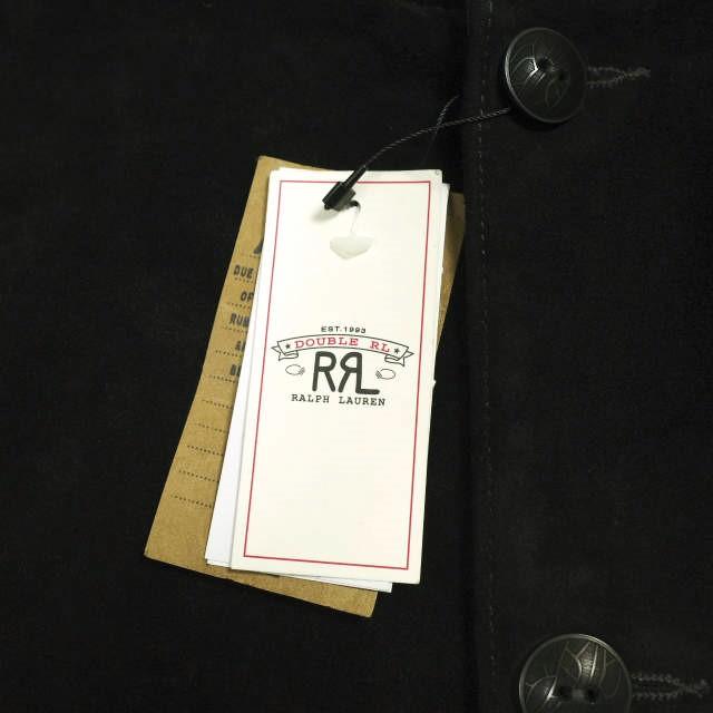 新品 RRL ダブルアールエル 25AW スエードボンバージャケット S Vintage Black Double RL ディアスキン レザージャケット 定価401,500円 |  | 02