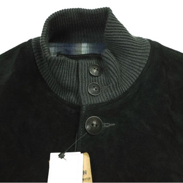 新品 RRL ダブルアールエル 25AW スエードボンバージャケット S Vintage Black Double RL ディアスキン レザージャケット 定価401,500円 |  | 03