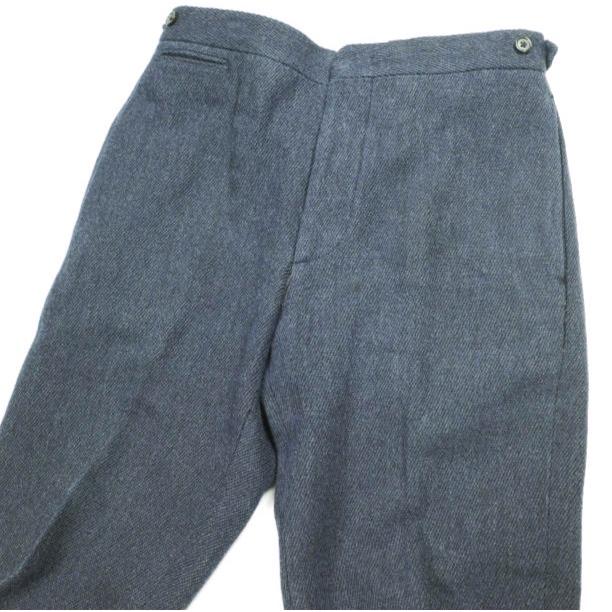 RRL ダブルアールエル COTTON WOOL OFFICERS TROUSER - MADE IN ITALY オフィサーズトラウザーズ 28 Navy パンツ Double RL スラックス |  | 03