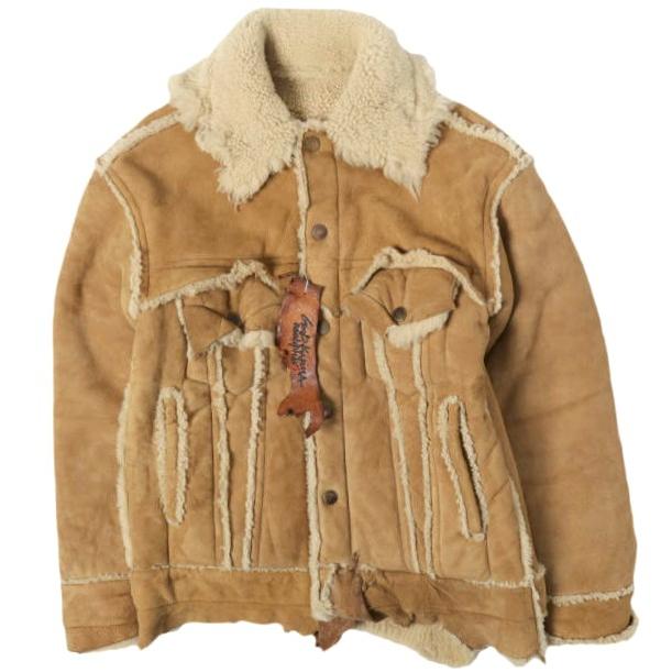GOODKARMA DEVELOPMENT グッドカルマ ディベロップメント MOUTON TRUCKER JACKET LUKE リバーシブル ムートントラッカージャケット 1 CAMEL | 