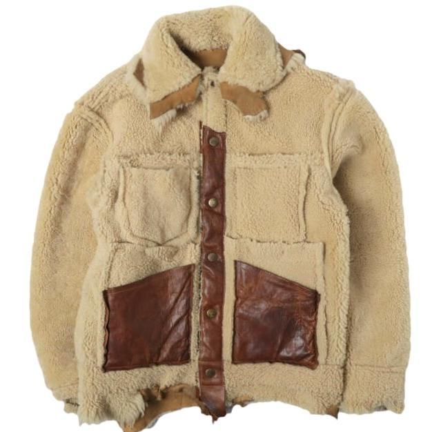 GOODKARMA DEVELOPMENT グッドカルマ ディベロップメント MOUTON TRUCKER JACKET LUKE リバーシブル ムートントラッカージャケット 1 CAMEL |  | 02