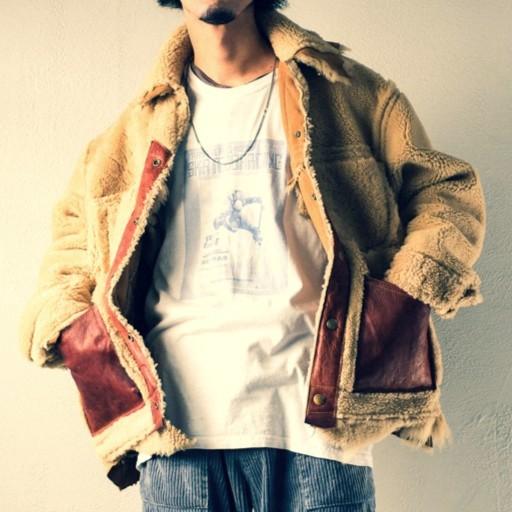 GOODKARMA DEVELOPMENT グッドカルマ ディベロップメント MOUTON TRUCKER JACKET LUKE リバーシブル ムートントラッカージャケット 1 CAMEL |  | 05